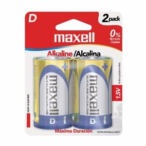PILA ALCALINA MAXELL GRANDE D LR20 PACK X2 (6/12 MB)
723020